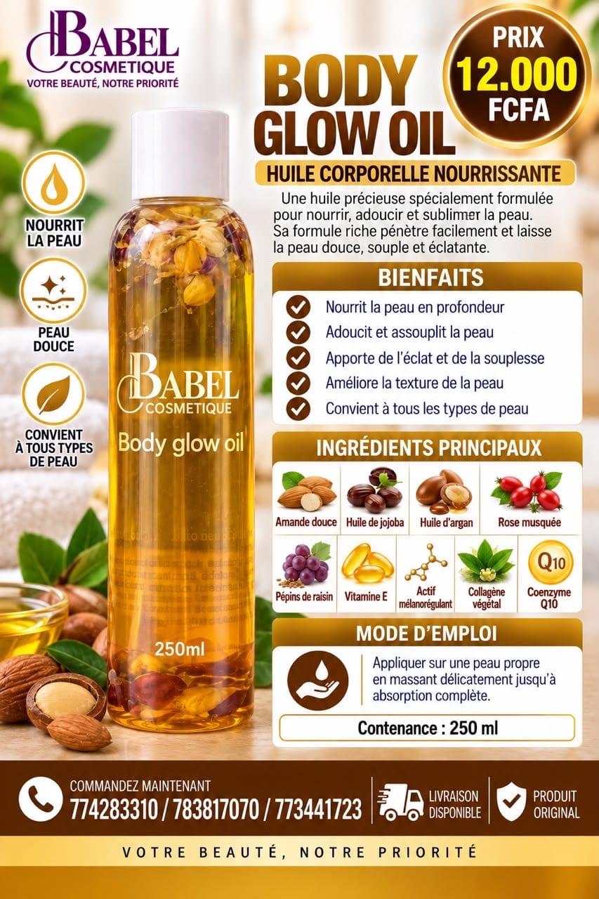 Body glow oil – Babel Cosmétique