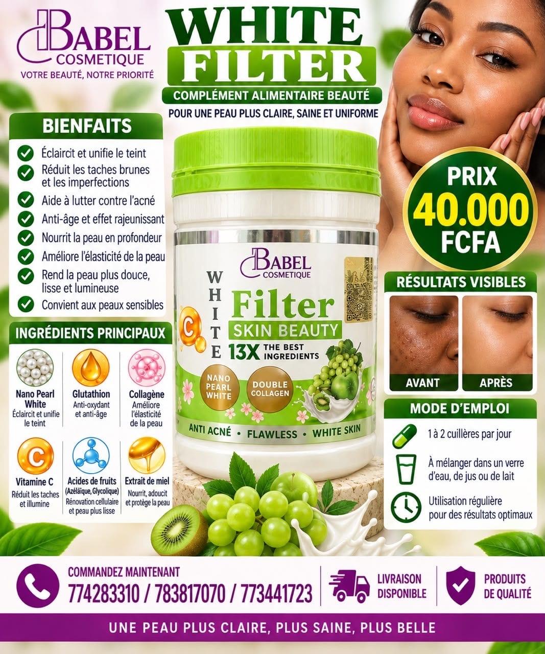 Filter white – Babel Cosmétique