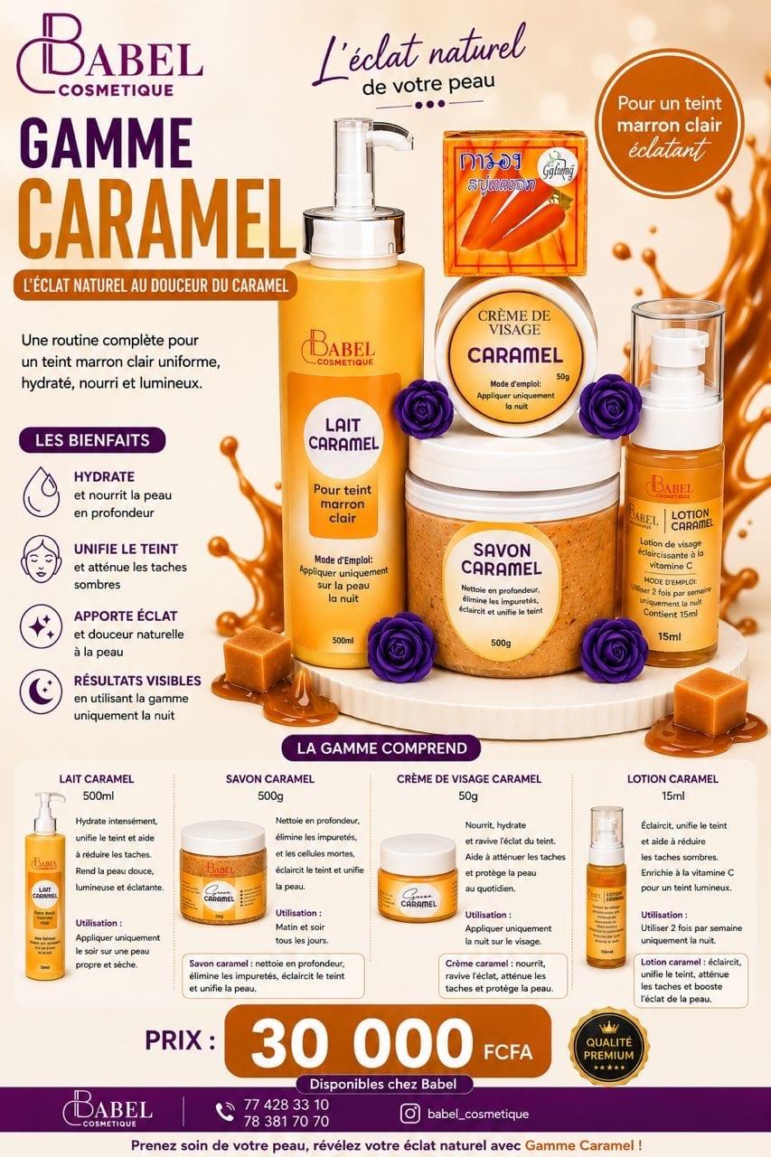 Gamme Caramel GM – Babel Cosmétique