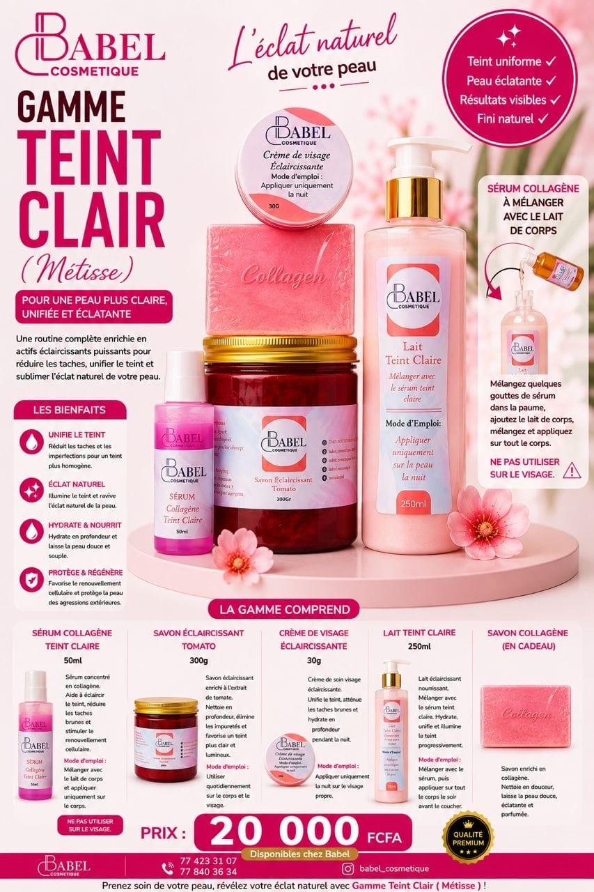 Mini Gamme Teint Clair – Babel Cosmétique