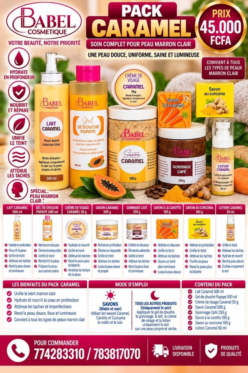 Pack Caramel – Babel Cosmétique