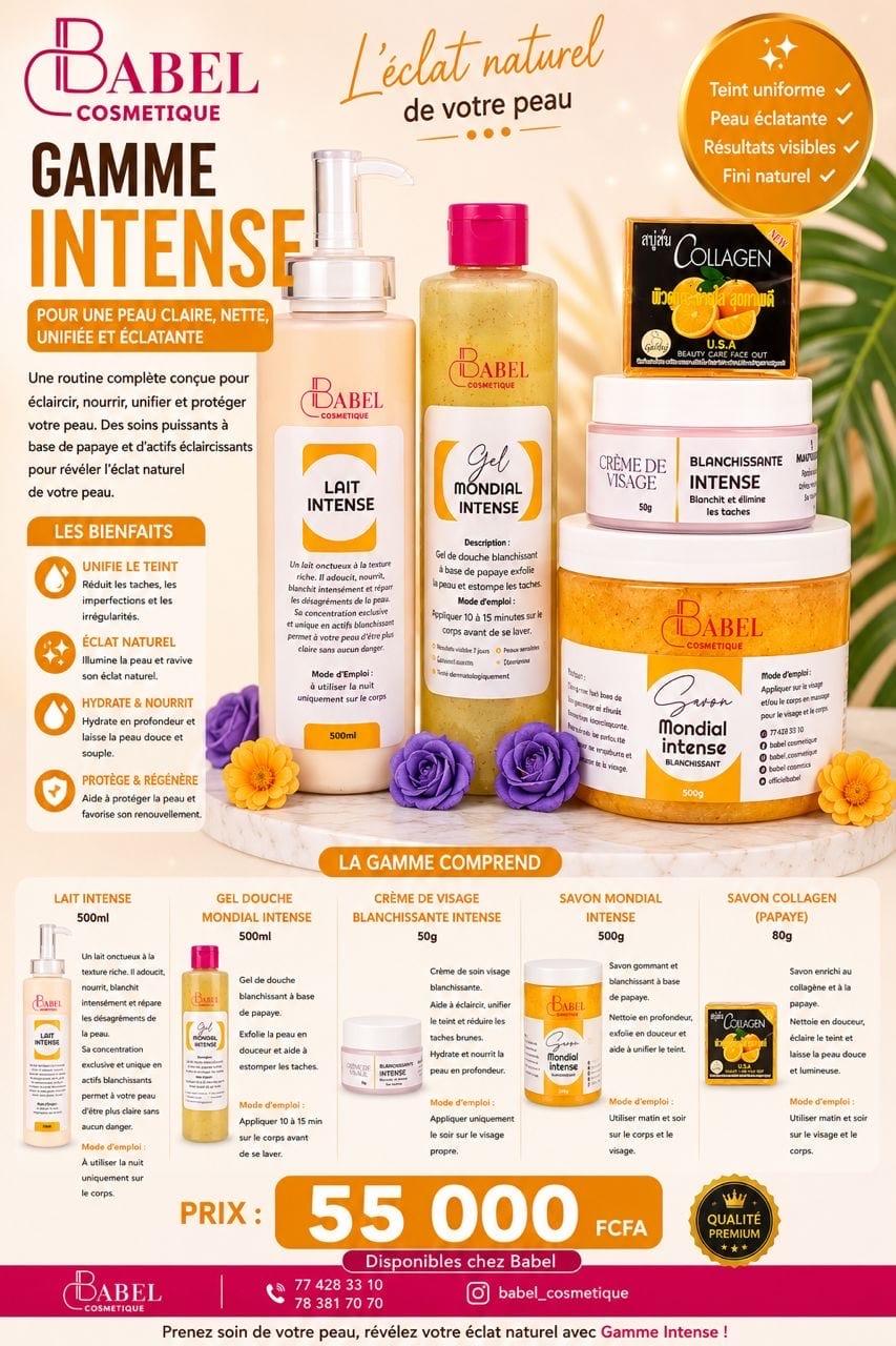 Gamme Intense GM – Babel Cosmétique