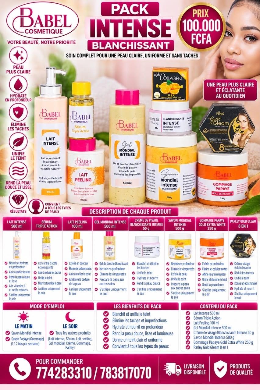 Pack intense – Babel Cosmétique