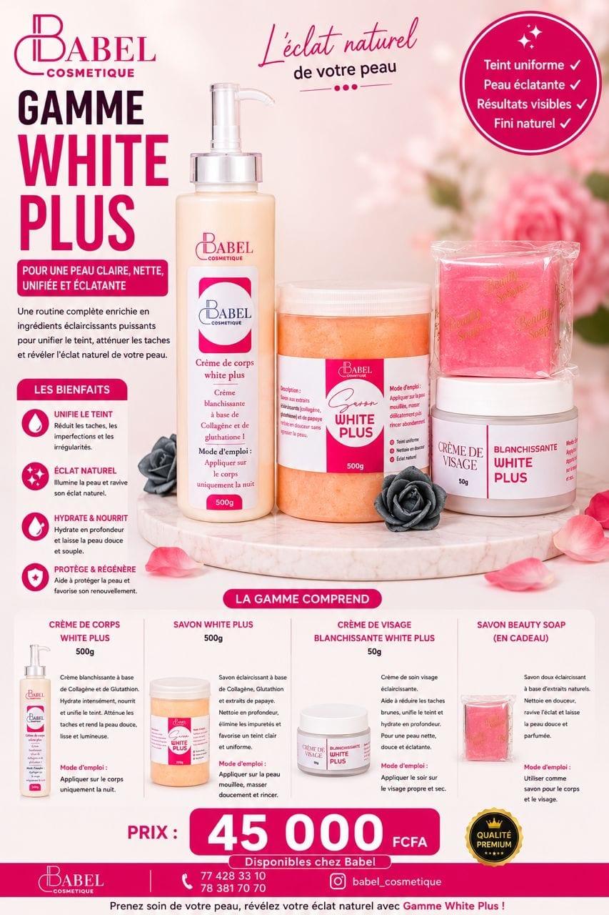 Gamme white plus – Babel Cosmétique