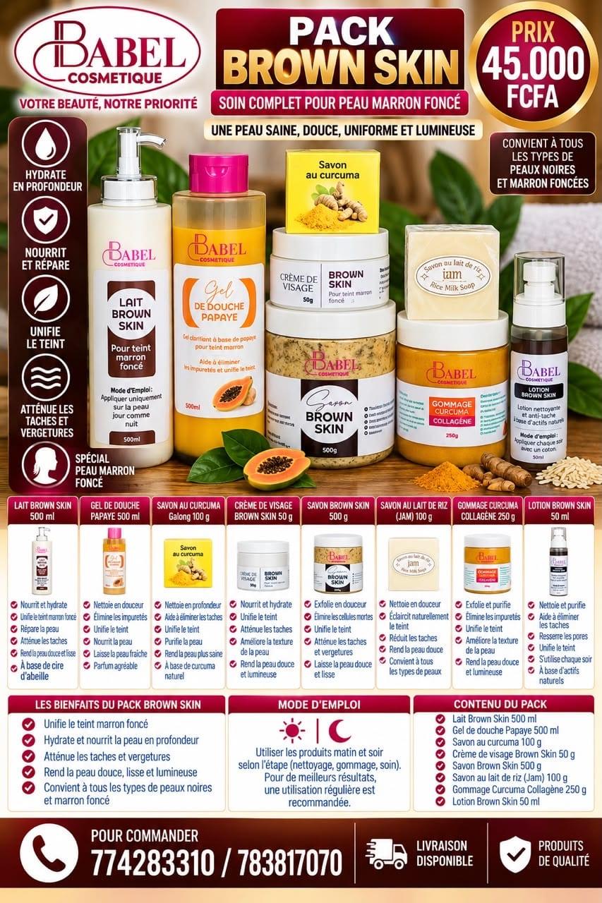 Pack Brown Skin – Babel Cosmétique
